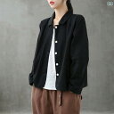 ショート丈 カーディガン 2025 韓国 レトロ 綿 ショート コート 女性 カーディガン 春秋 着 痩せ ゆったり ジャケット 上着