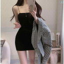ホワイト 白 ショート丈 ミニ Vネック 色の ガードル 平 口 ストラップ ワンピース 女性 夏の 新型 女装 弾力 修身低 胸 ギャル 包 尻 スカート