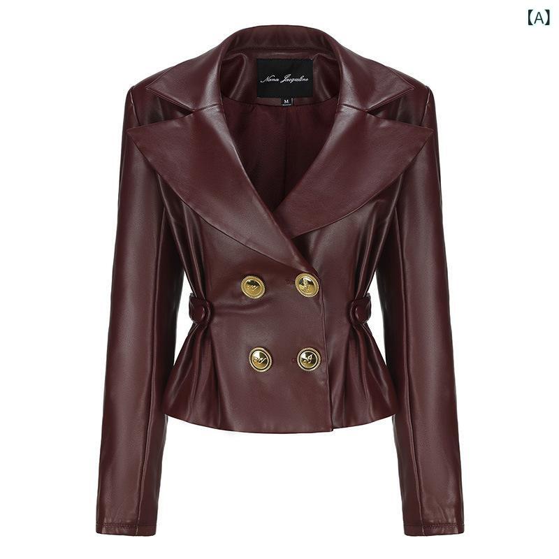 レディース セットアップ ジャケット 2024 欧米の の 新型 ジャケット スカートの スーツ ダブル ボタンの ファッションの 魅惑的 ギャル 風