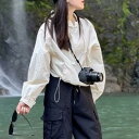 レディース セットアップ ジャケット 小柄で 痩せています。は 日焼け防止が しています。