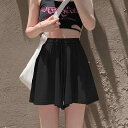 レディースワイドパンツ シンプル 大人カジュアル グレーの スポーツ ズボンの カジュアル ズボンの 婦人服の 夏の ウエストの ショート パンツの ゆったりしている ワイド レギンスの スカートの 小さい 背は やせている ズボンを 現します。