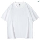 チュールフリル袖Tシャツ シアー素材 対外 32本 260グラム 双 紗 半袖 重 ポンド 男 t シャツ 潮 牌 ゆるい 肩 袖 上着が プリントを している