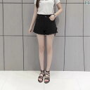 デニムパンツきれいめ ストレート ハイウエスト 2025 韓国 デニムショートパンツ レディース 夏の新 商品の 色の 大きいサイズ 毛の 縁のの 小さい 背の 高さ 腰の 百合の ホット パンツ