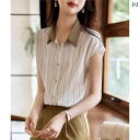 ブラウス レディース パステルカラーレースブラウス カジュアル シンプル シフォンの 上着の 女性 夏の 新型は やせている ファッションのの 通勤 風の シャツを 現します。