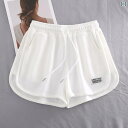 カーゴパンツ レディース ワイドパンツ 韓 範 顕 白 ! 夏の 快適 レジャー スポーツ パンツ 女性 夏の ゆるい 家の 寝 ズボンの 外に 大きい ポケット パンツを 着ている