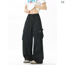 カーゴパンツ レディース ワイドパンツ 高 街 潮 牌 速乾 工 装 カジュアル パンツ 女性 2025夏の 新型 ゆるい ファッション アウトドア 登山 傘 兵 ズボン