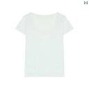 レディース ショート丈 トップス 半袖tシャツ U 襟 百合 半袖 t シャツ 女性 2025 夏の新 商品の 中に 身を 修めて 痩せています。
