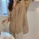 シャツ 羽織り 夏 薄手 パステルカラー ネット 紅 天 糸 シフォンシャツ 女性 長袖 春夏服新 感 軽薄 微 透 日焼け防止 シャツ