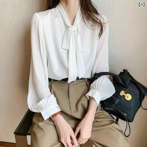 ブラウス レディース パステルカラーレースブラウス 蝶 結びの 職業 服の 白い シャツ レディース 秋型は 長袖の ゆったりした 洋風の シフォンの 上着を 連れて 行きます。 ブラウス レディース パステルカラーレースブラウス 蝶 結びの 職業 服の 白い シャツ レディース 秋型は 長袖の ゆったりした 洋風の シフォンの 上着を 連れて 行きます。