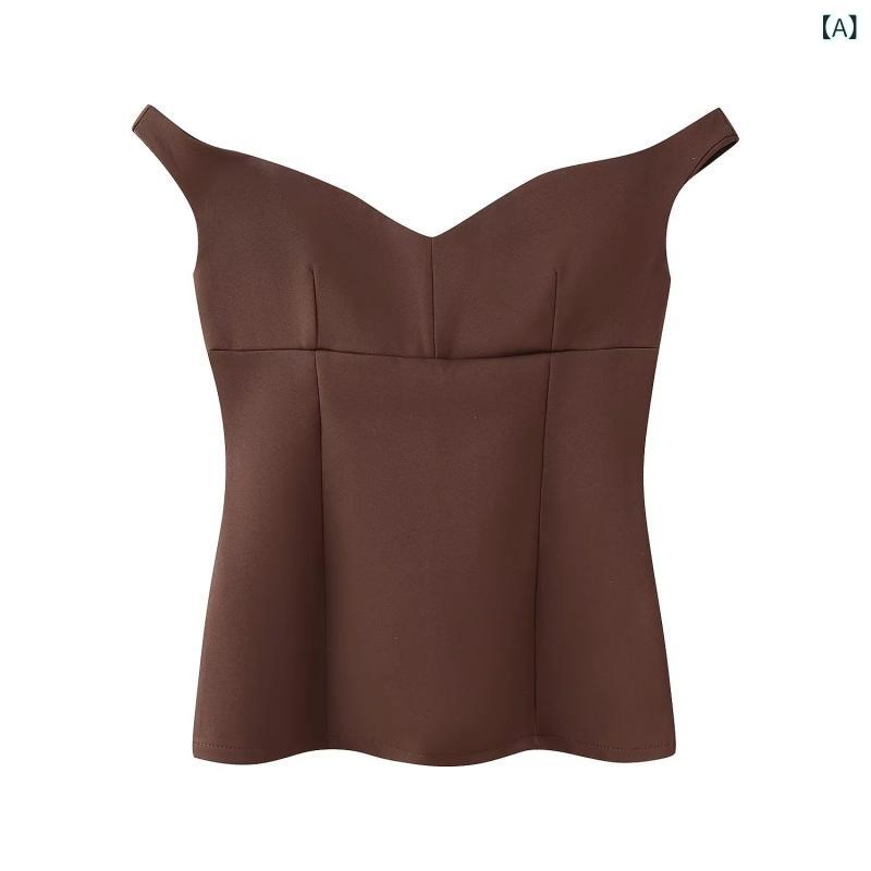 セットアップ レディース Vネック 国境を 越えて 欧米の 女装 速 売通の 起爆 v ネックの 肩の 上着 鄒 布の 広い レギンスの スーツを 提供 します。