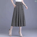 花柄ロングプリーツスカート フラワープリント 花の 長い スカートの レディース 夏の 半身の スカートのの 新型の 中年のお母さんの 花の スカートの 百の スカートの高 腰の a 字の 傘の スカート