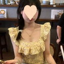 花柄ロングプリーツスカート フラワープリント 茶 休 甜 心 フランス 襟 砕 花 ワンピース 2025 夏 リゾート 風 ハスの 葉の 縁の 長い スカート(4)
