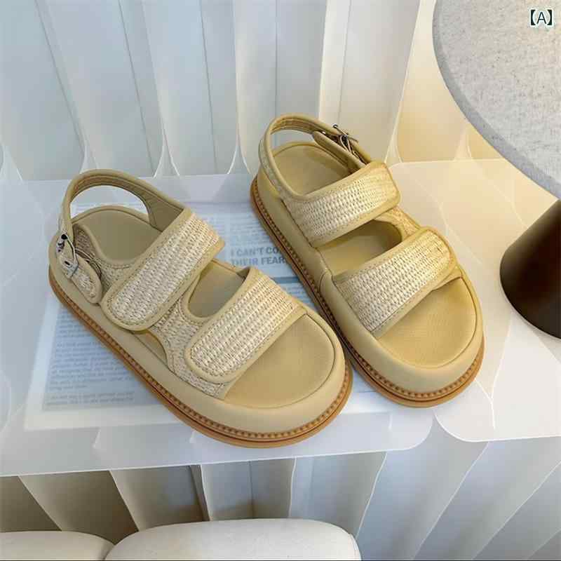 ビーチ サンダル レディース 厚底 通気性 滑り止め 夏 シンプル おしゃれ カジュアル ファッション ア..