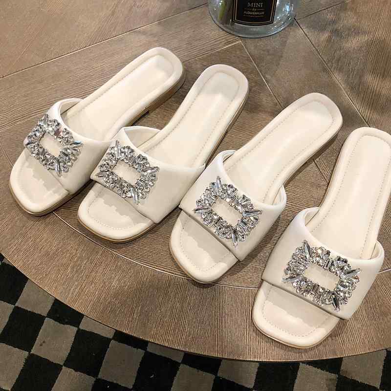 スライドサンダル ローヒール 夏 サマー ファッション カジュアル オシャレ 女性 レディース ソフト ワ..