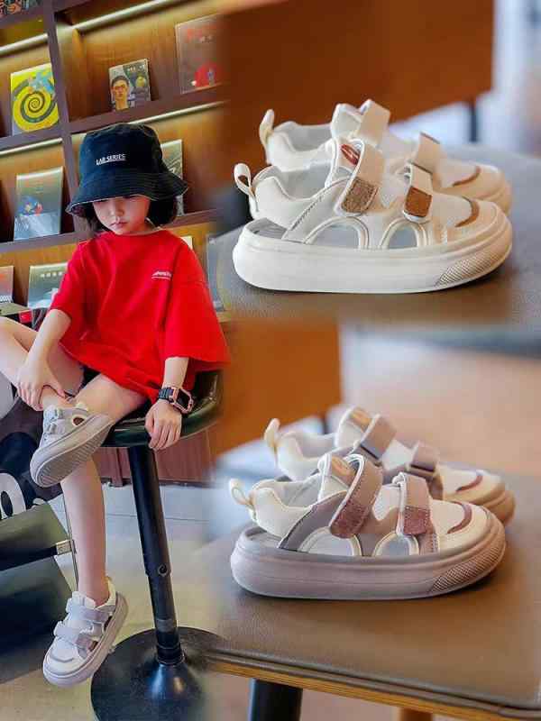 シューズ サンダル ソフトソール 幼児用 ベビー用 ファッション かわいい おしゃれ 脱げにくい 汚れ防止 滑り止め 通気性 外出用 アウトドア 夏 ホワイト パープル ブラック