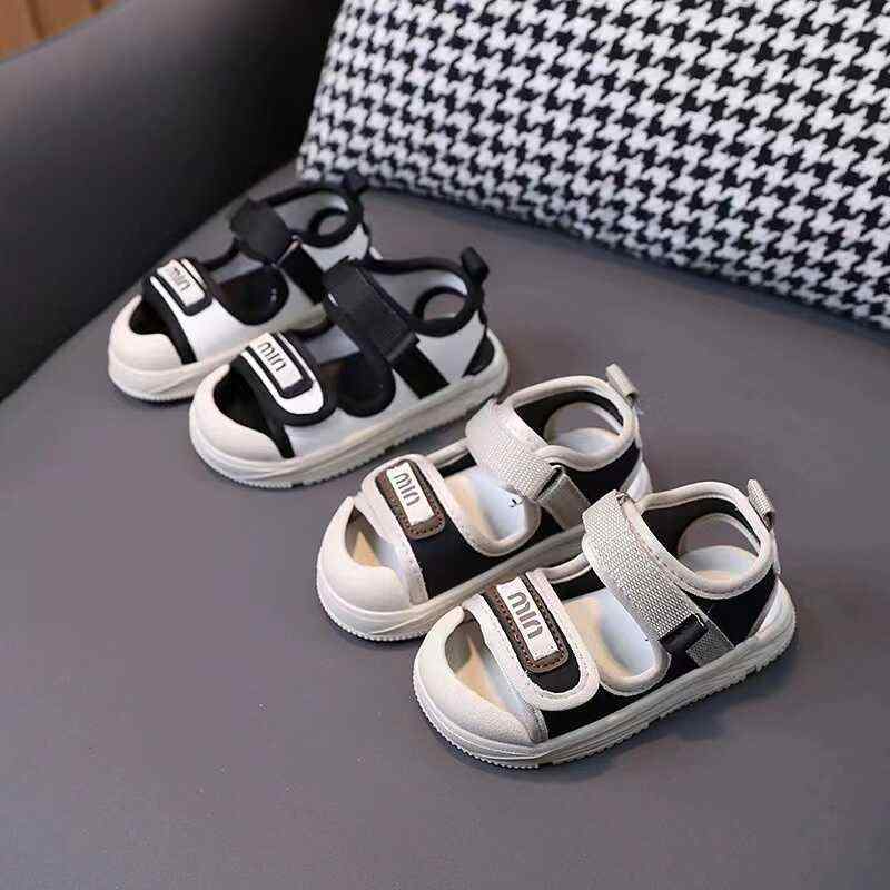 シューズ サンダル ソフトソールシューズ 幼児用 ベビー用 ファッション かわいい おしゃれ 脱げにくい 汚れ防止 滑り止め 通気性 外出用 アウトドア 夏 ブラック カーキ