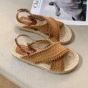 サンダル 厚底 レディース 平底 シンプル おしゃれ カジュアル ファッション アウター 使いやすい 便利 お出かけ アーティファクト フレンチ ローマ風 旅行 観光