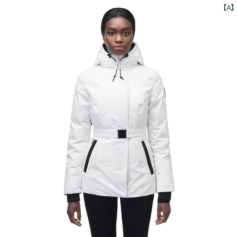 マウンテンパーカー フード付き アウトドア カジュアル おしゃれ 防風 暖かい ジャケット ゆったり 機能性 ウィンドブレーカー レディース ホワイト グリーン...