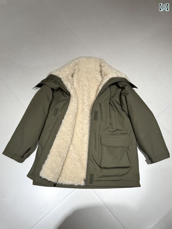 マウンテンパーカー フード付き アウトドア カジュアル おしゃれ 防風 暖かい ジャケット ゆったり 機能性 ウィンドブレーカー レディース グリーン