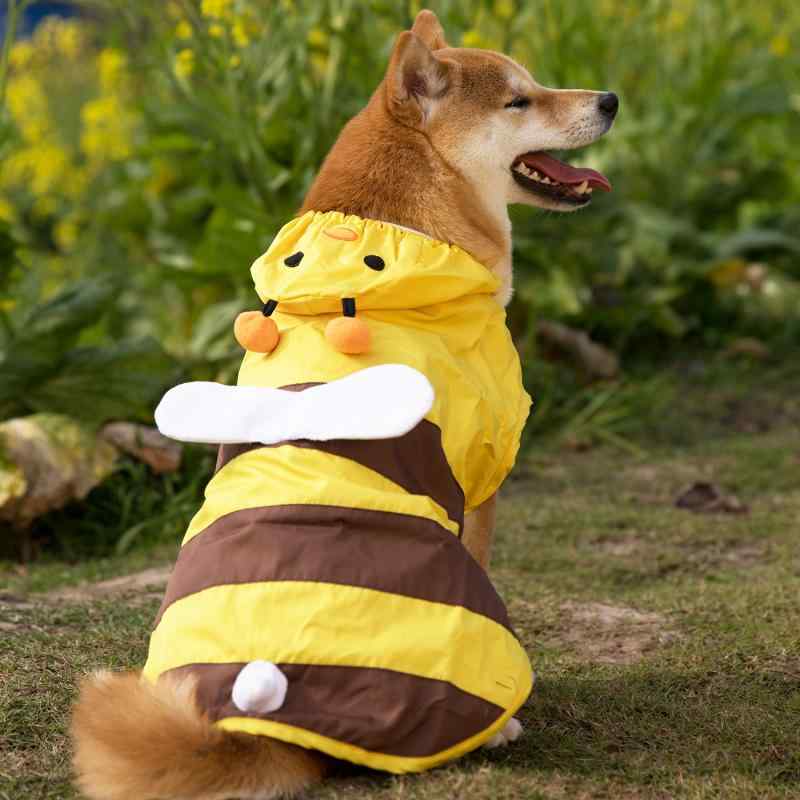 犬用レインコート エプロン ペット用品 雨具 レインウェア ファッション カジュアル 汚れ防止 防水 通気性 軽量 アウトドア 散歩
