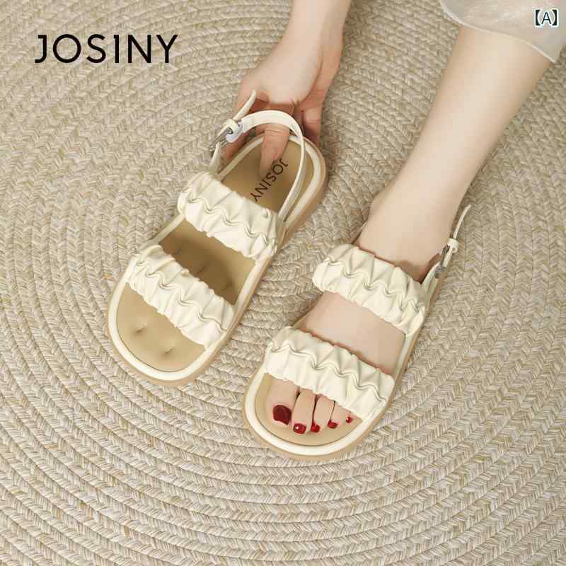 サンダル ビーチ レディース ソフトソール 美しい スカート向け シンプル おしゃれ カジュアル ファッ..