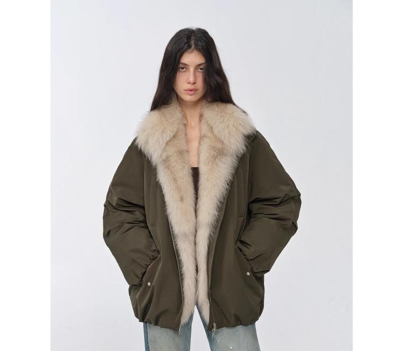 マウンテンパーカー フード付き アウトドア カジュアル おしゃれ 防風 暖かい ジャケット ゆったり 機能性 ウィンドブレーカー レディース グリーン ホワイト...