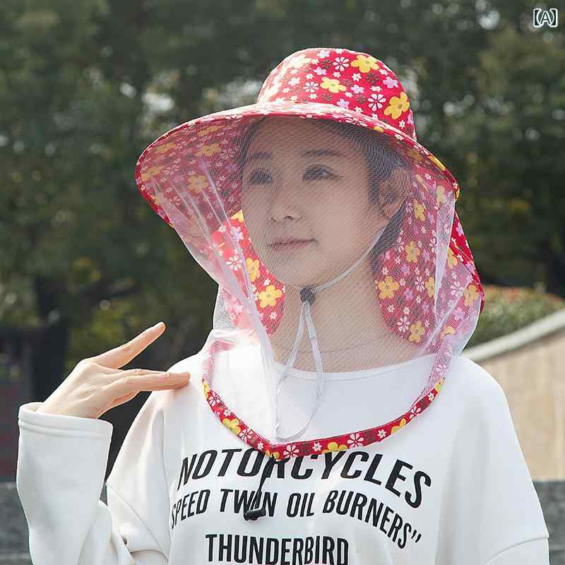 レインハット 巾着付き サンハット 紫外線対策 UVカット 通気性 防雨 つば広 アウトドア 旅行 レジャー