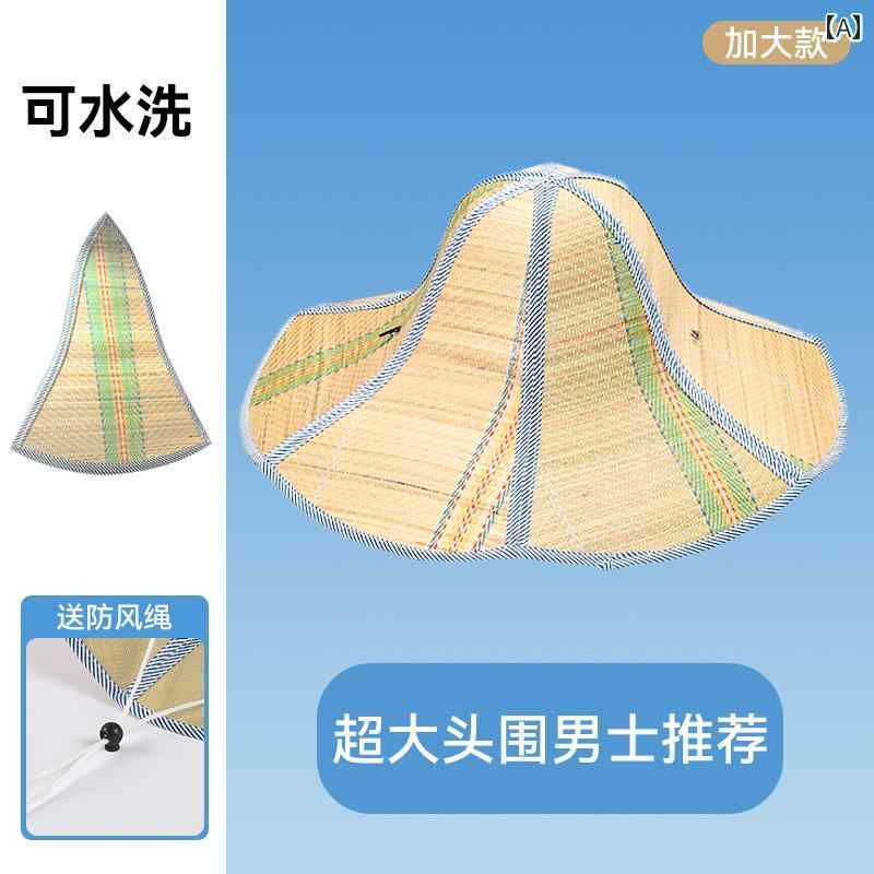 レインハット 巾着付き サンハット 紫外線対策 UVカット 通気性 防雨 つば広 アウトドア 旅行 レジャー
