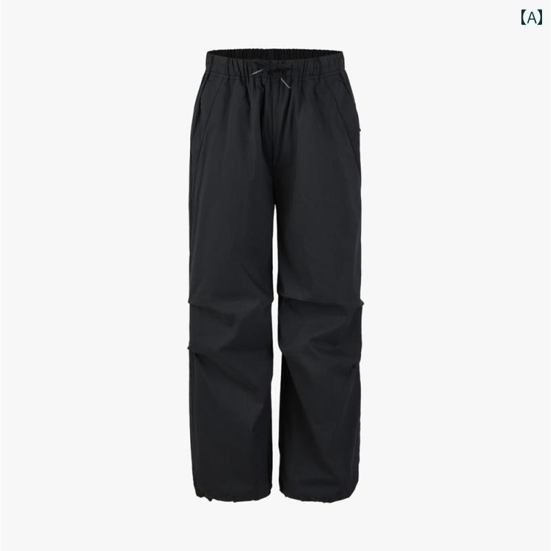 パラシュートオーバーオール パンツ ズボン アンブレラ レディース 子供向け 春 シンプル おしゃれ カ..