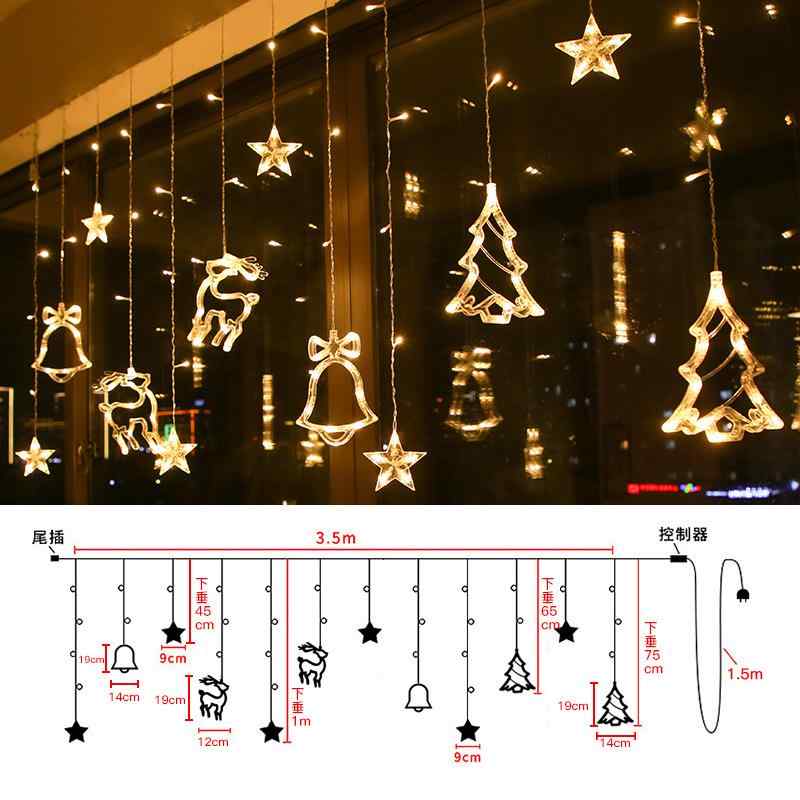 おしゃれ アンティーク おもちゃ インテリア 雑貨 インテリア オブジェ サンタ クリスマスの 装飾 照明 ショーウィンドウ ルーム ベッド シーン レイアウト クリスマス ライト 点滅 スト リング 星が いっぱい
