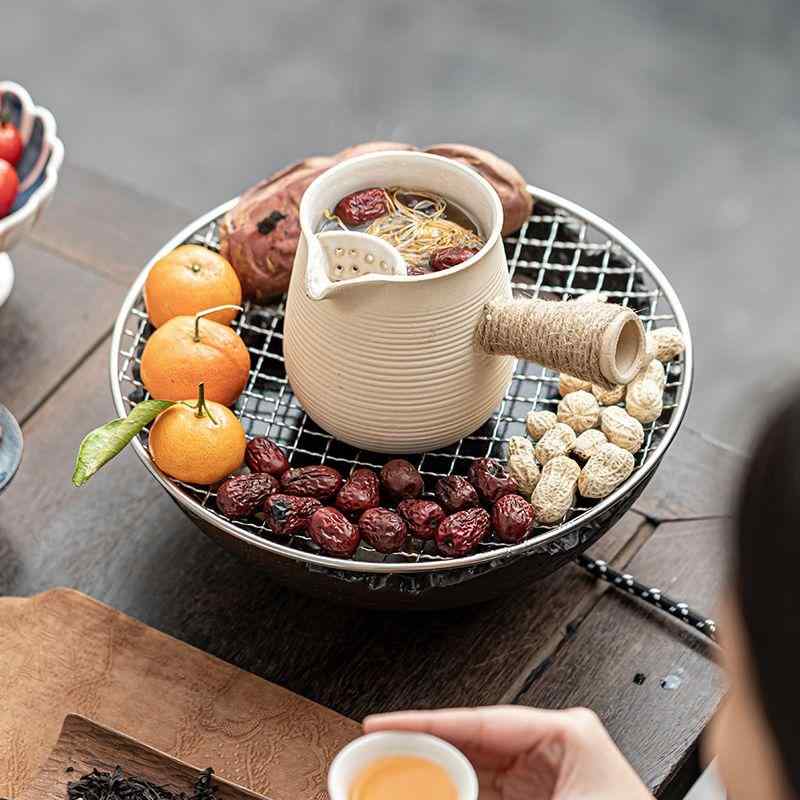 一人鍋用鍋 土鍋 かまど炊き 電気 陶器 ストーブ 製茶道具 フルセット ケトル 陶器 ポット 家庭用 レトロ