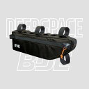 トライアングル型バッグ サイクルバッグ マウンテン ロードバイク 自転車 フロント ダウンチューブ クロスバー アクセサリー ライディング用品 ブラック