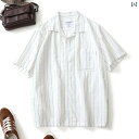 夏の 日本 レトロ 綿 麻の 半袖 シャツ メンズカジュアル ゆったり 休暇 ストライプ 五分袖 キューバ カラー シャツ