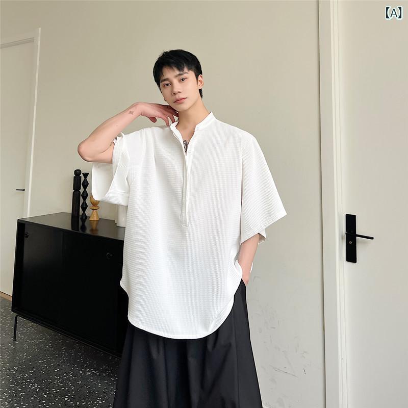 ヨウジヤマモト COTTON SHORT SLEEVE 半袖トップス Y's by Yohji Yamamoto Short Sleeve Boxy Shirt White – Neighbour