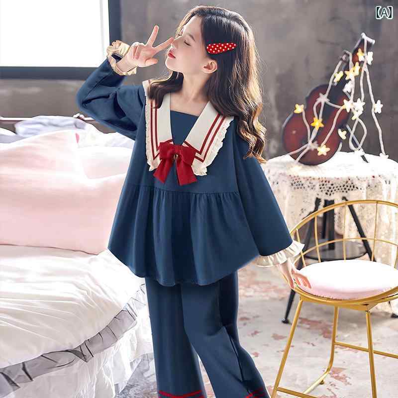 子供 パジャマ かわいい ファッション 安眠アーティファクト 長袖 春夏 秋冬 コットン プリンセス 室内..