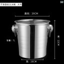 アイスペール 金属製 氷 バスケット バケツ ビール ワイン カクテル バー ホテル シンプル 便利 メタリックカラー