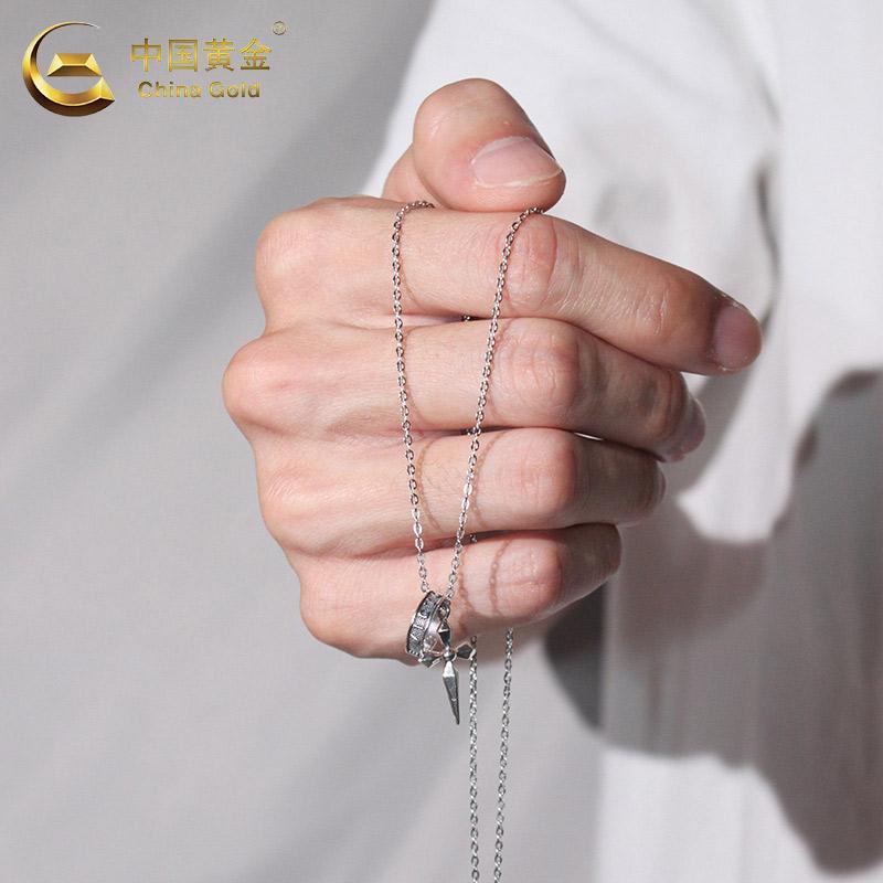 ランチクロス 中国 ゴールド 925 スターリング シルバー ネックレス 男性 ヒップ ホップ ペンダント ギ..