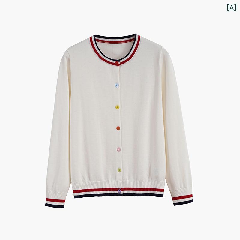 ニット vネックカーディガン vネック ニットカーディガン カーデガン バイカラーニット サマーニット サマーカーディガン カーディガン 16 針より 精密な ...