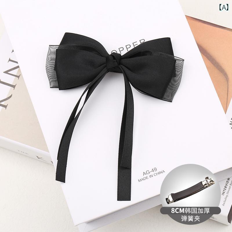 レディース ヘアゴム 髪留め ヘアアクセサリー ヘアピン リボン ポニーテール おしゃれ エレガント ブ..