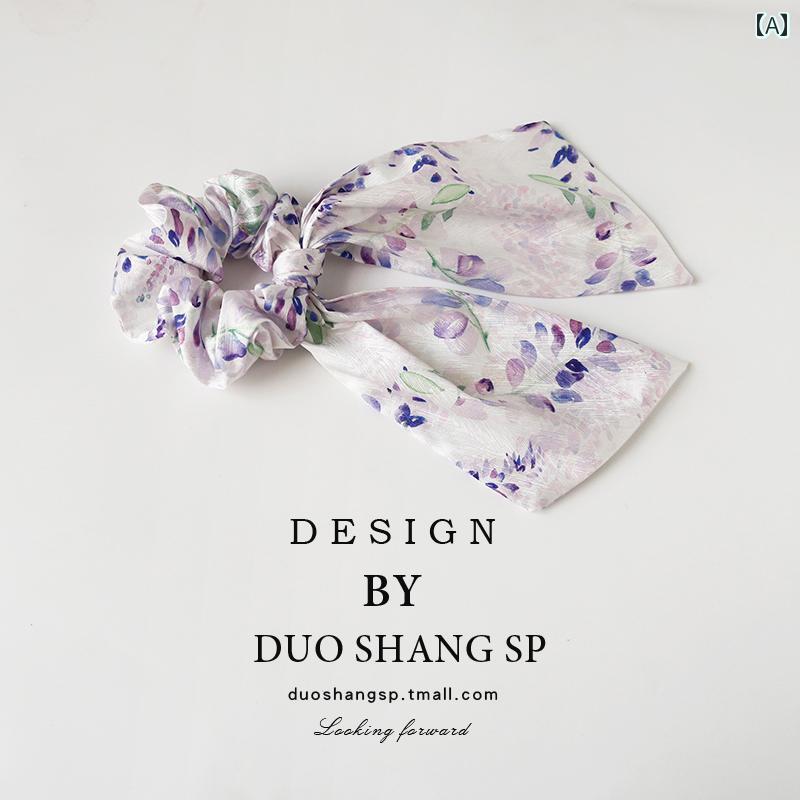 レディース ヘアゴム 髪留め ポニーテール フレンチ ヘア バンド おしゃれ シュシュ ストリーマー グリ..