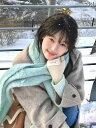 スヌード レディース 女性用 スカーフ ロング ショール ギフト おしゃれ 綺麗 かわいい ファッション 秋冬 暖かい 厚手 ミント グリーン モヘア カーキ ...