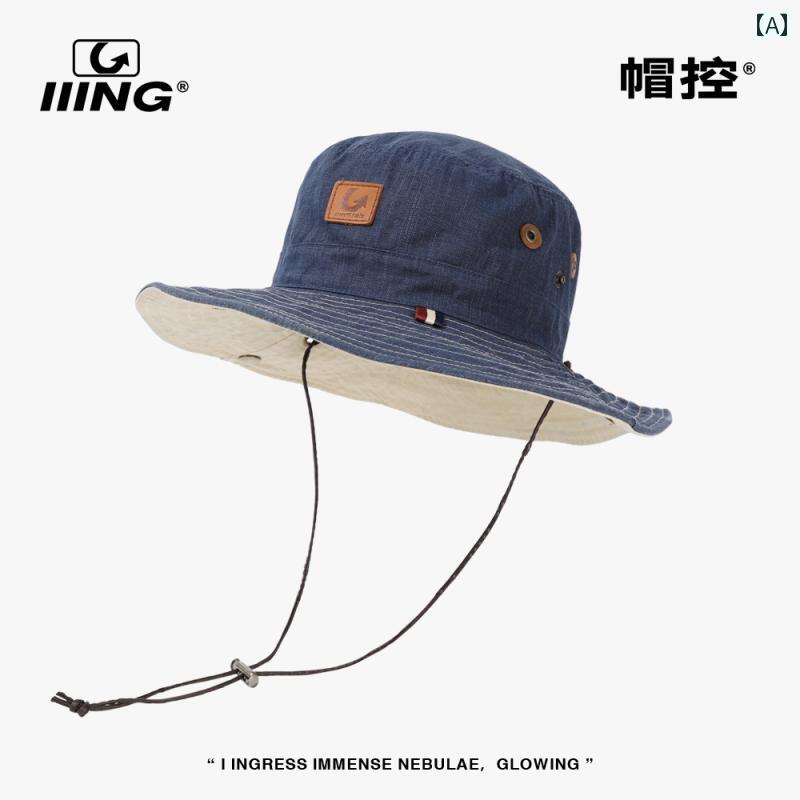 帽子 包頭 レディース つば付き 日よけ デニム 夏 日焼け防止 おしゃれ ファッション お出かけ アウトドア 登山 ブラック ブルー カーキ