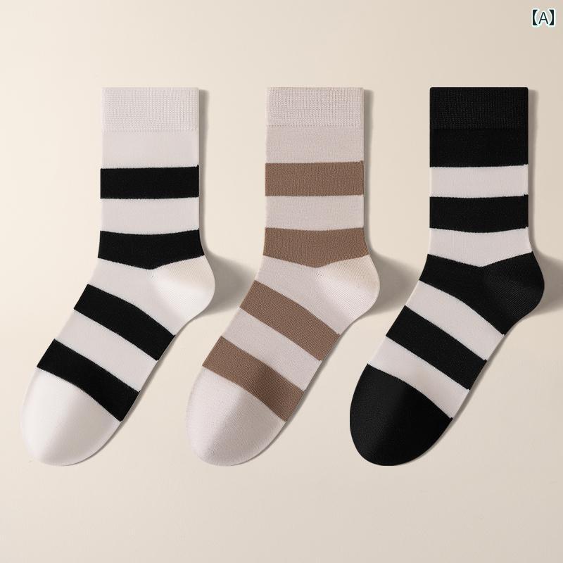 レディース 靴下 暖かい 秋冬 厚手 ウール ミッド カーフ ベルベット ブラック グレー アプリコット