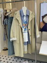 女性ウィンドブレーカー カジュアル おしゃれ 綺麗 かわいい ジャケット レディース 2024年 新 コート ファッション ゆったり カーキ ネイビー