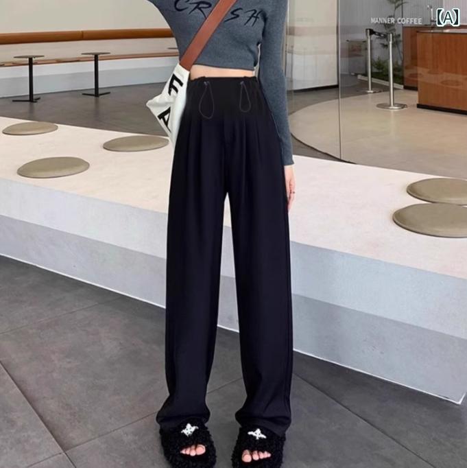 マタニティパンツ アウター用 妊婦用 カジュアル ワイド ゆったり おしゃれ かわいい お腹をサポートする 厚手 暖かい ブラック