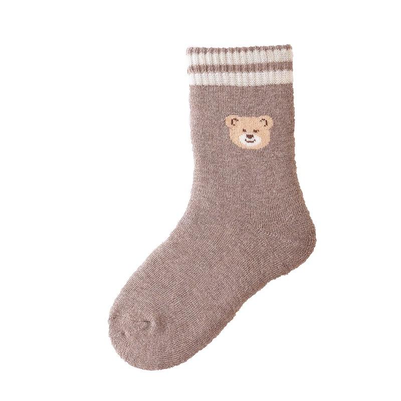 子供 靴下 かわいい 絵柄入り 暖かい ソックス 秋冬 男の子 女の子 裏起毛 厚手 暖か 赤ちゃん用品 チ..