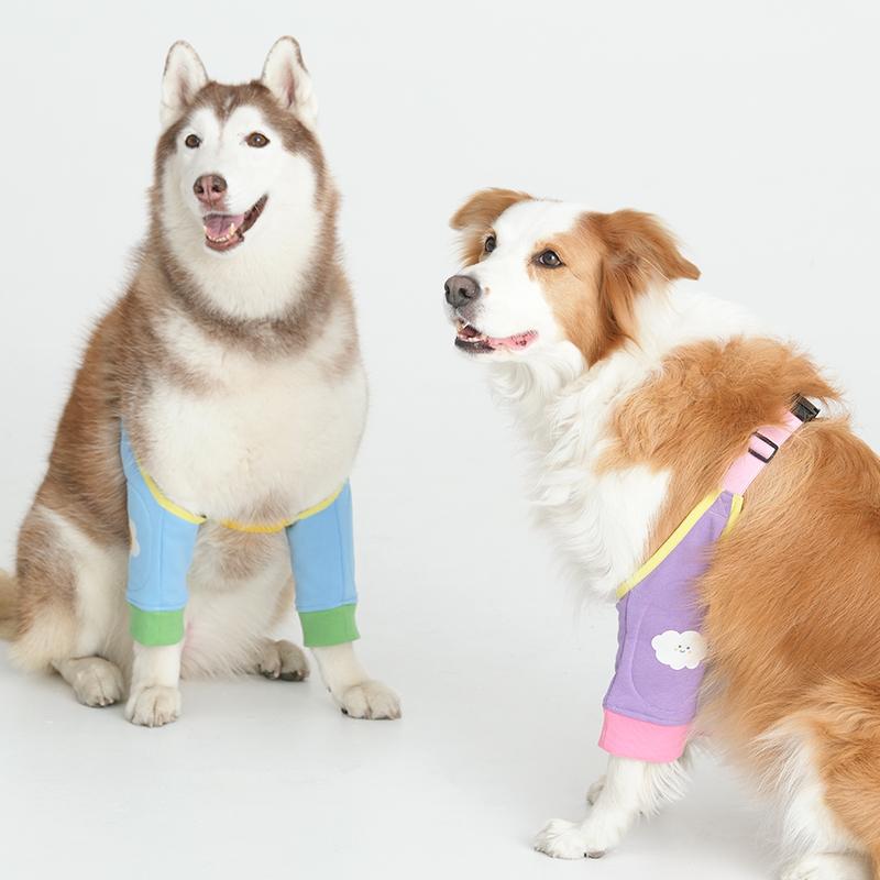 ペットウェア 用品 散歩 リード ストラップ アクセサリー Ruibake 犬用肘パッド 衣類 関節 保護 カバー..