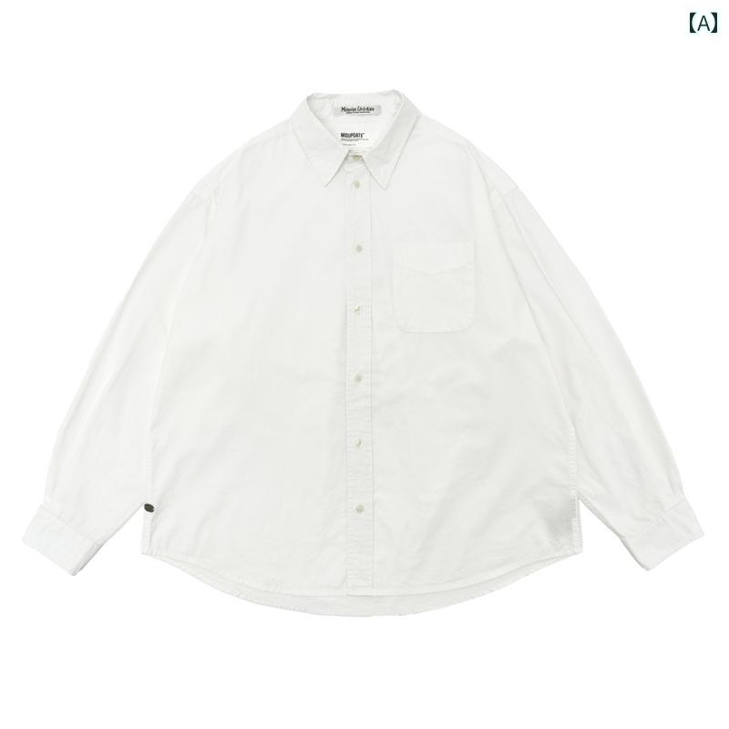 カーディガン 無地 おしゃれ ファッション カジュアル シャツ 長袖 秋 ゆったり 装飾 ブルー ホワイト ..