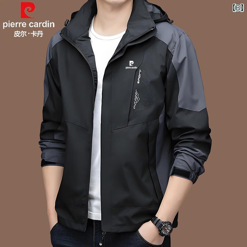 ジャケット メンズ アウター 帽子 春秋 薄手 防風 防水 カジュアル シンプル 便利 使いやすい おしゃれ ファッション 耐雨 アーティファクト