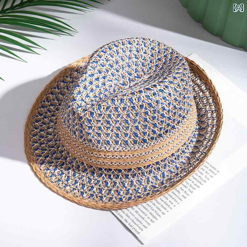 ラフィアハット 帽子 女性用 夏 2024年 つば広 おしゃれ ファッション かわいい カジュアル サンシェー..